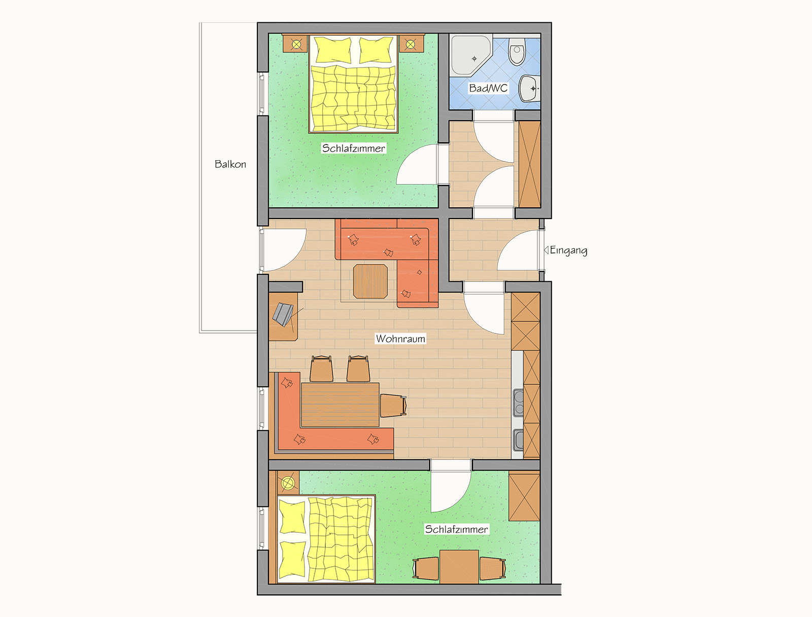 Scharrerhof | Apartment Larmkogel | Grundriss